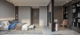 modern bedroom and bathroom - Thumbnail 1