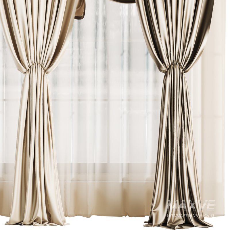 Silk and Satin Curtain 046 - Image 3