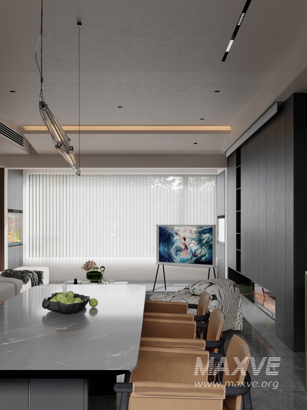 Modern living room dining room - Image 5