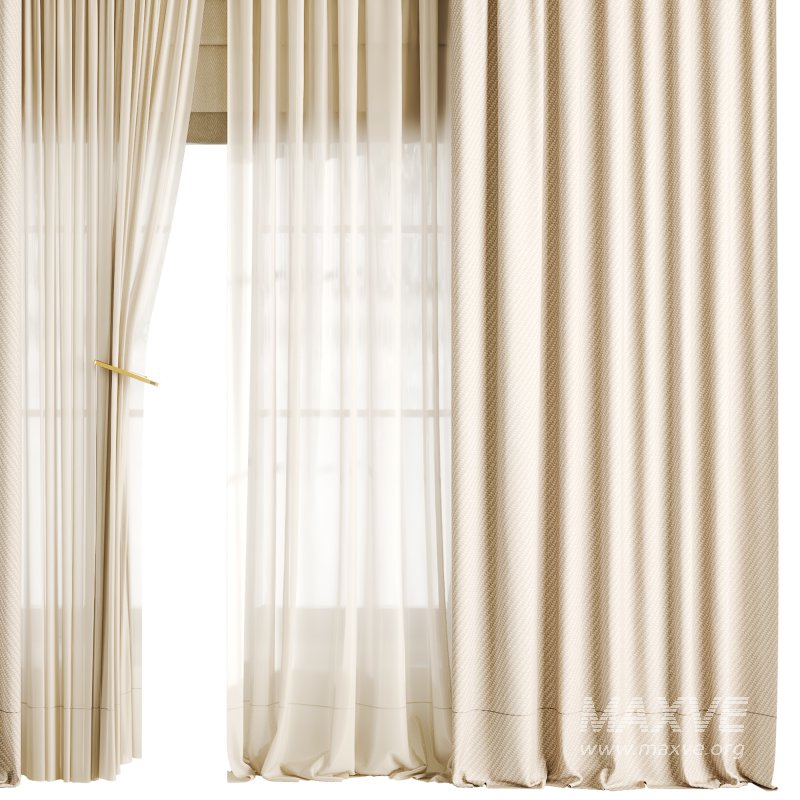 Roman and Cotton Curtain 053 - Image 1