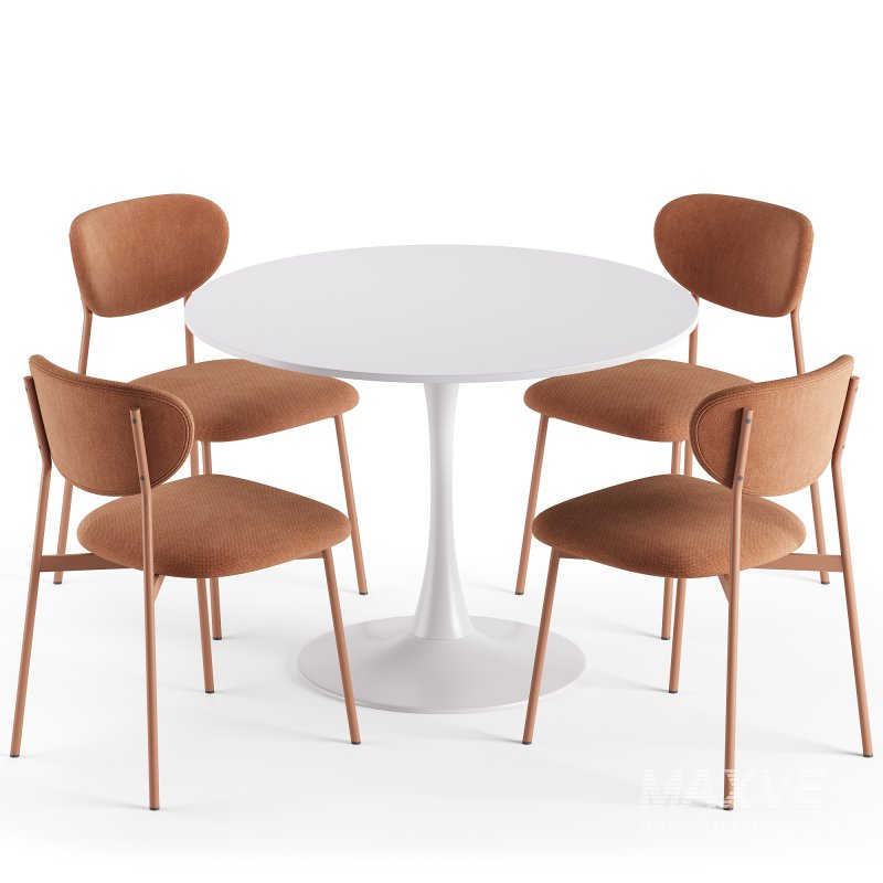 Evan Chair and Tulip Table - Image 4