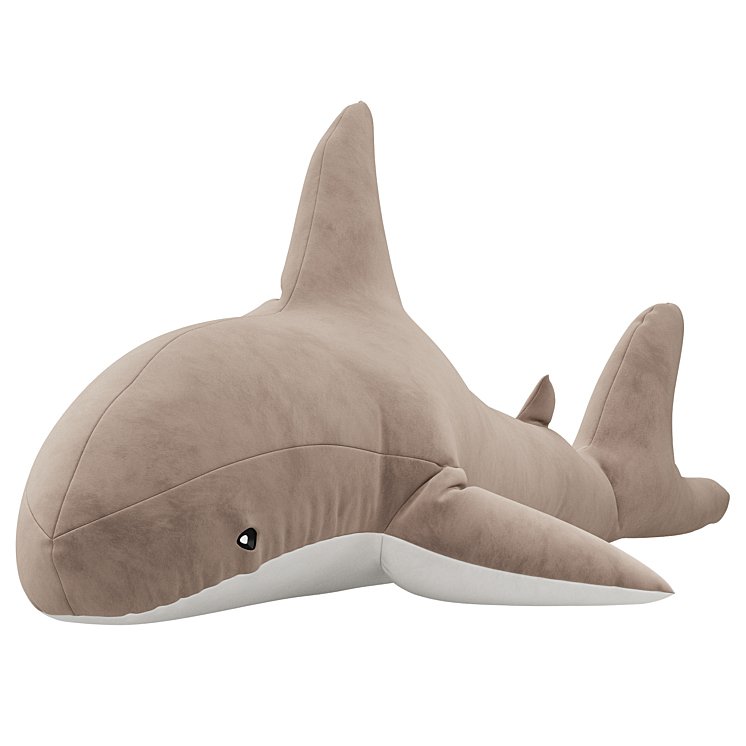 Sleeping Shark Plush Toy - Image 2