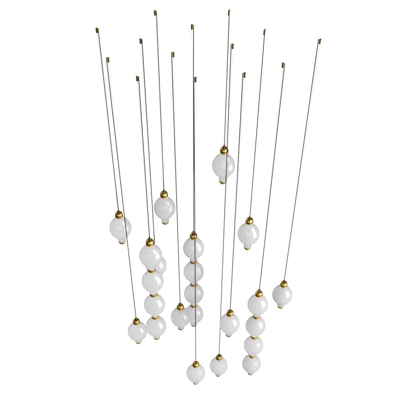 Dewy S4 Vertical vol 3 Pendant Lamp by euroluce - Image 3