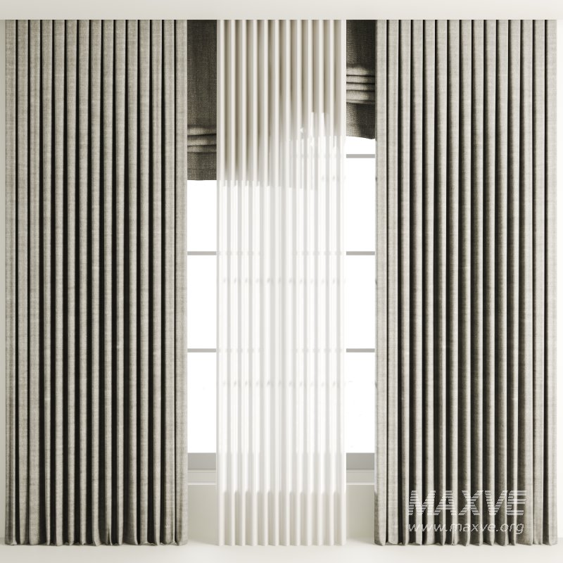 Silk and Cotton Curtain 032 - Image 1