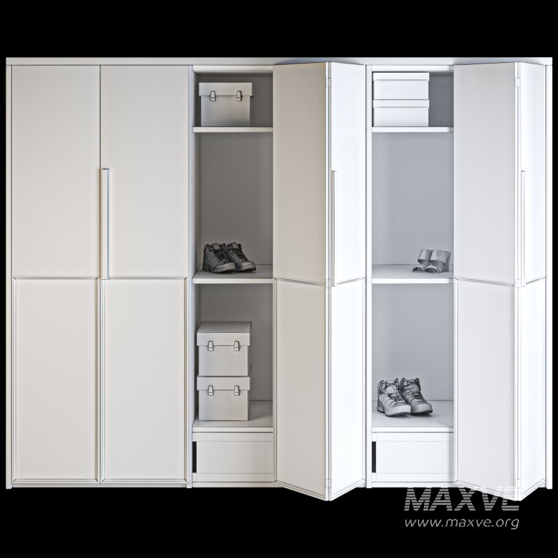 Wooden bedroom wardrobe - Image 5