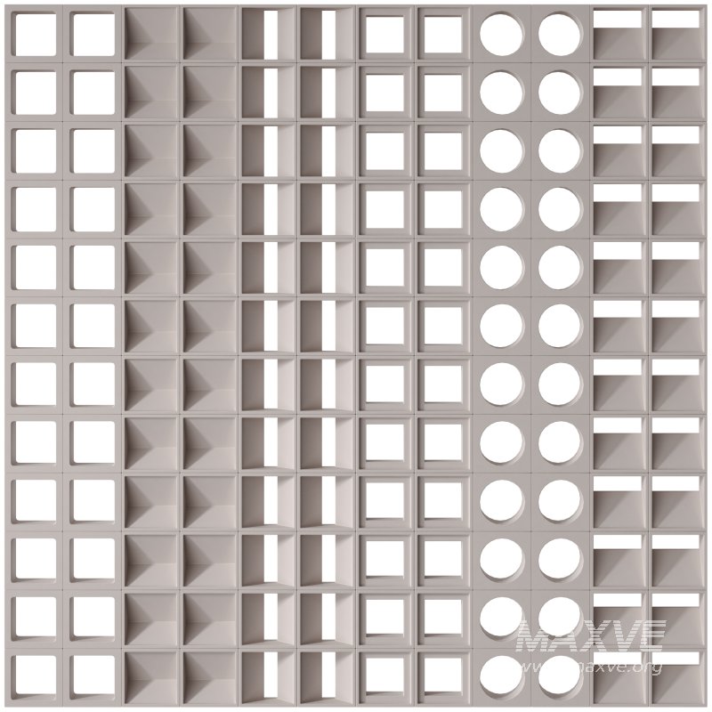 Modular decorative partition Modular Wall 01 - Image 1