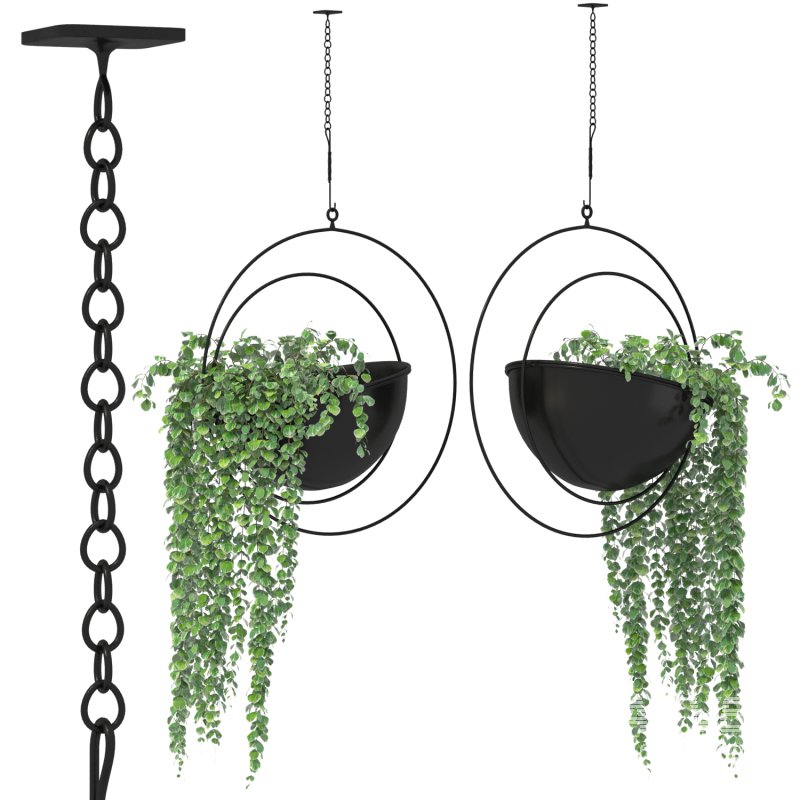 Metal Hanging Plants 03 - Image 6