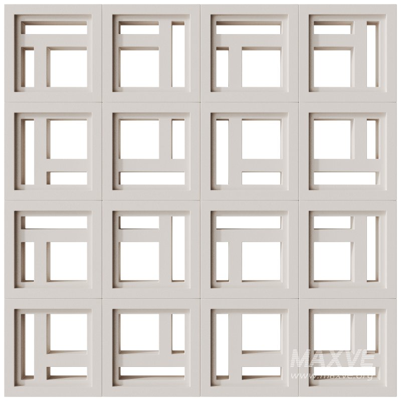 Modular Wall 11 Divisia White by Tesselle - Image 1
