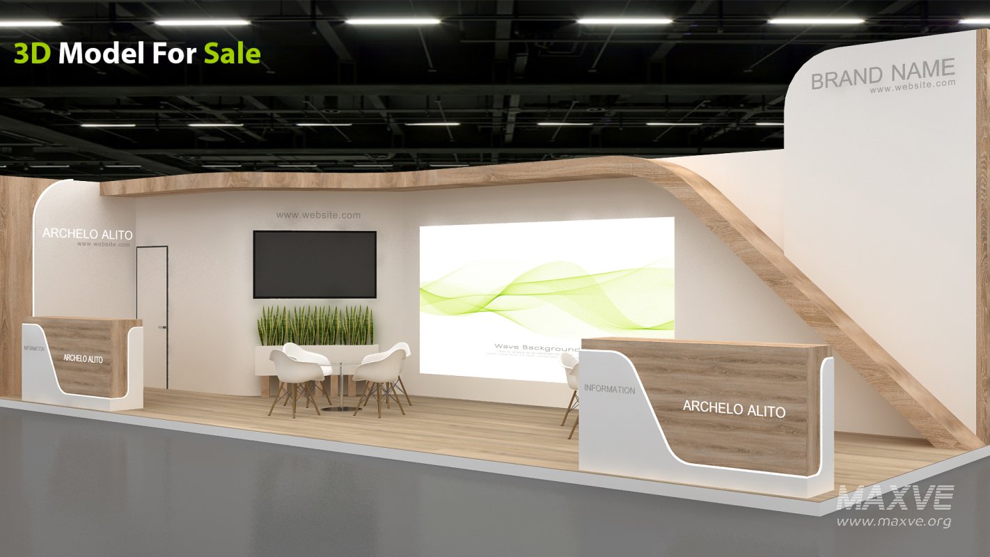 3d exhibition booth stand tradeshow - Image 9