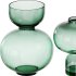 Modern Handblown Glass Green Orb Vases by Clear Home Design - Thumbnail 2
