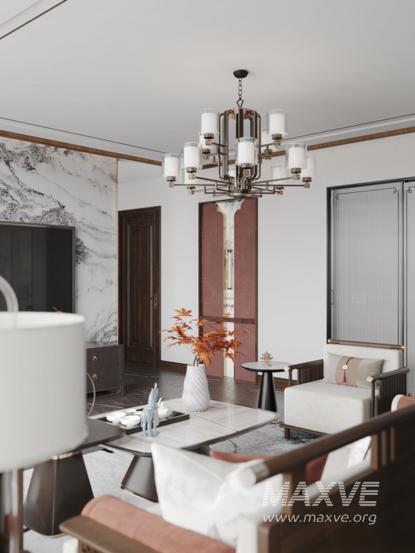 Chinese Living Room Dining Room - Image 2