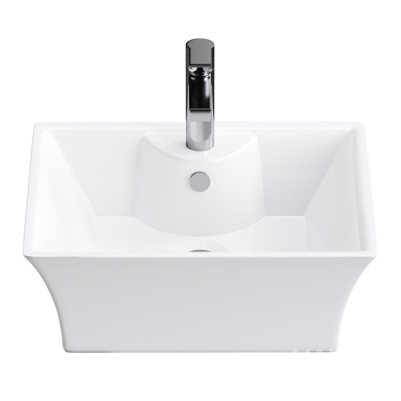 Square Countertop Vessel Bathroom Sink - Image 2