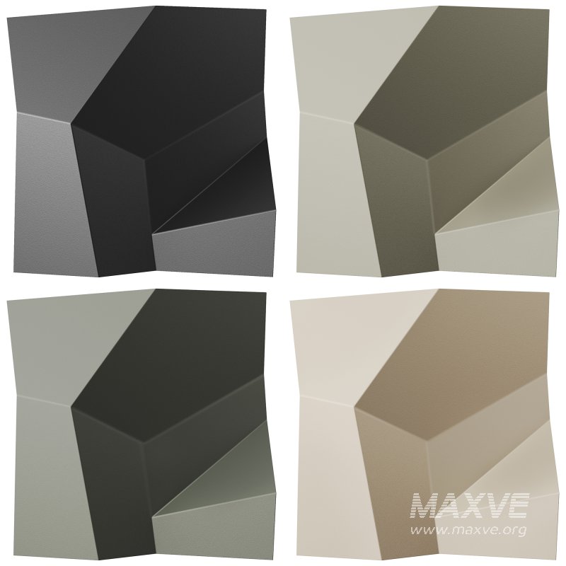 ENNAIA LUCA – Light Wall Steel Abstract Sculpture - Image 1