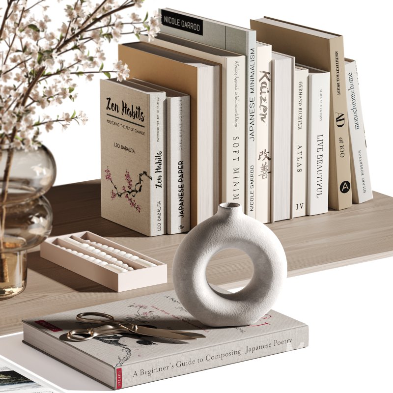 Blossom Harmony Decorative Tabletop Scene - Image 2