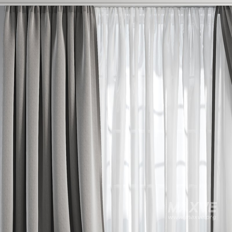Silk and Cotton Curtain 07 - Image 3
