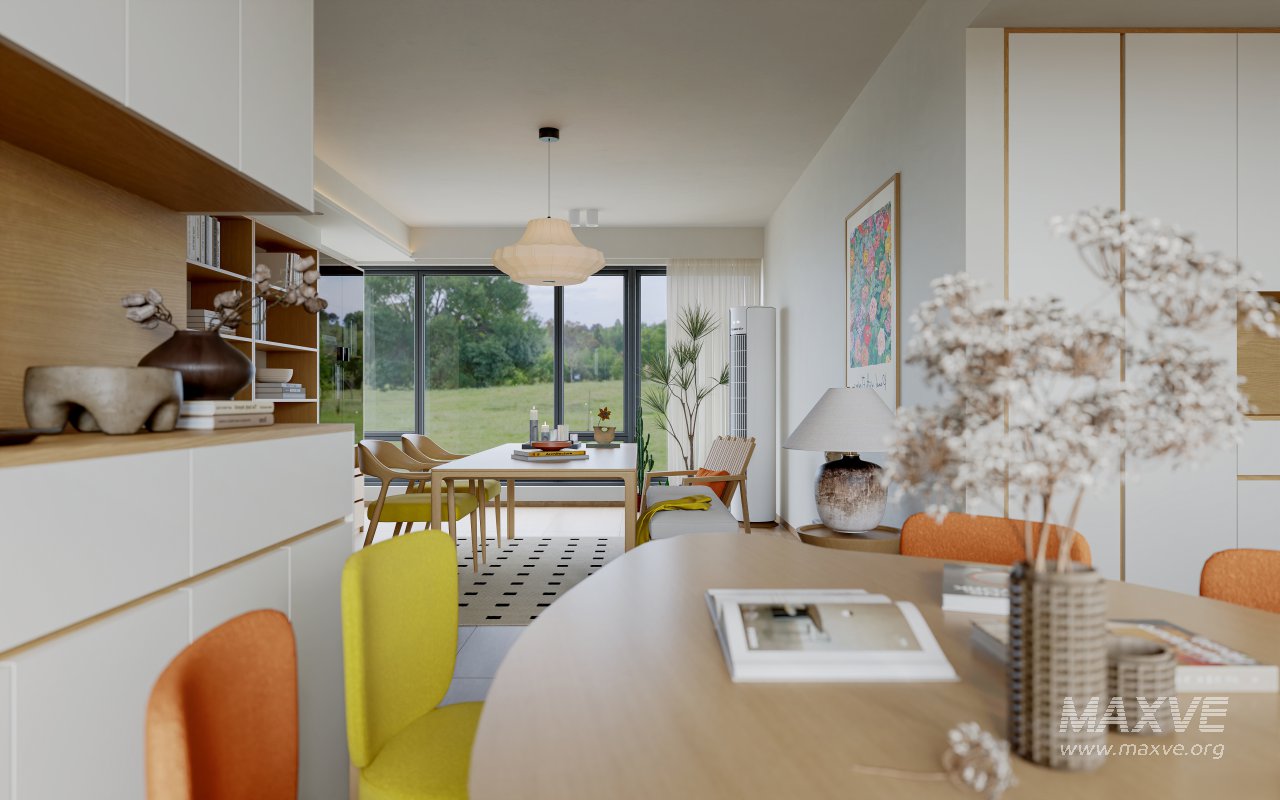 Modern dining room and home office - Image 7