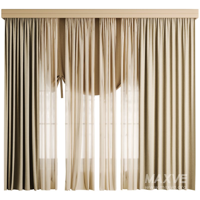 Roman and Cotton Curtain 054 - Image 1