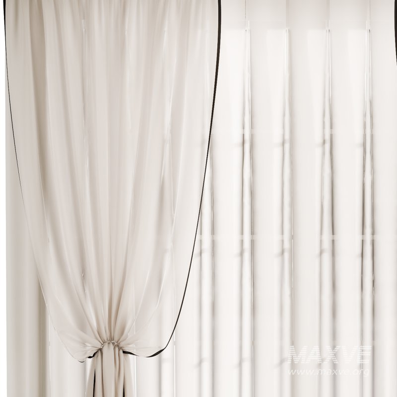 Silk Curtain Set 58 - Image 2