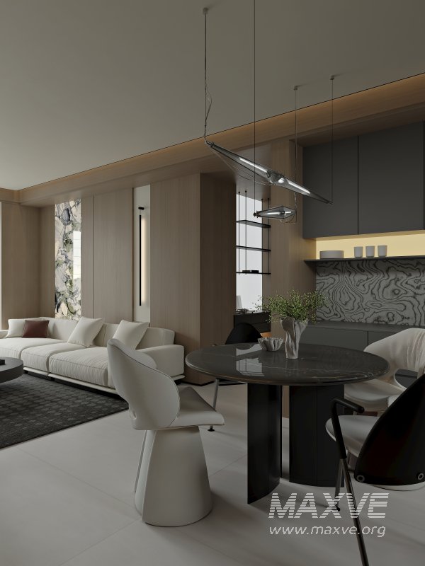 Modern living room dining room - Image 3
