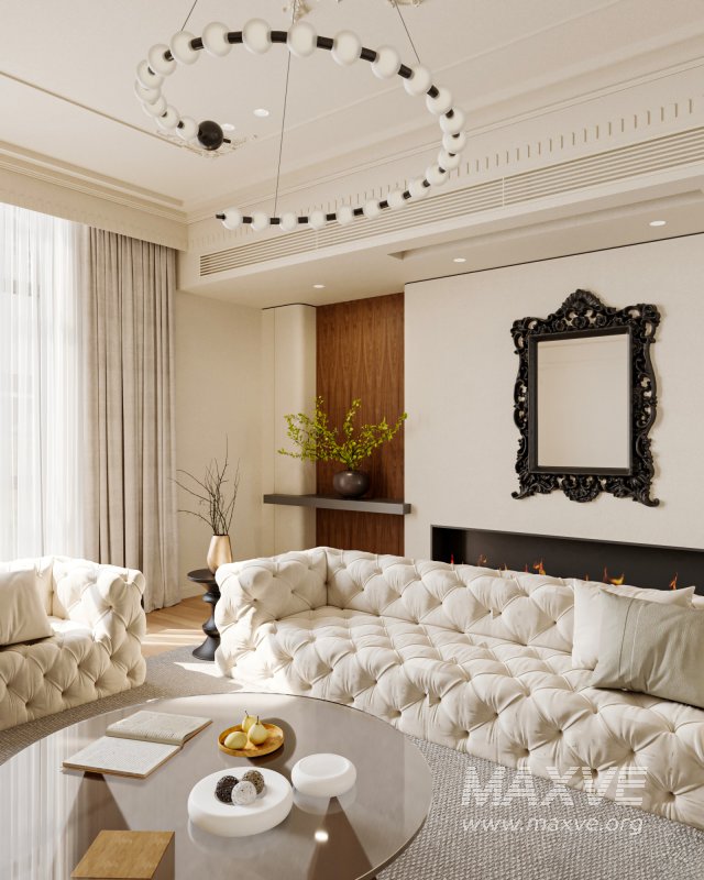 Luxurious living room and dining room - Image 3