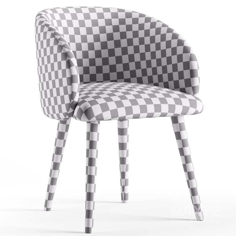 Rosa Fabric Dining Chair - Image 6