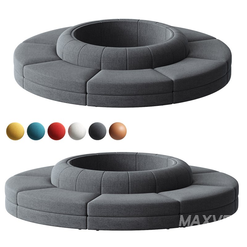 Maura Modular Convex Circle Sectional - Image 5