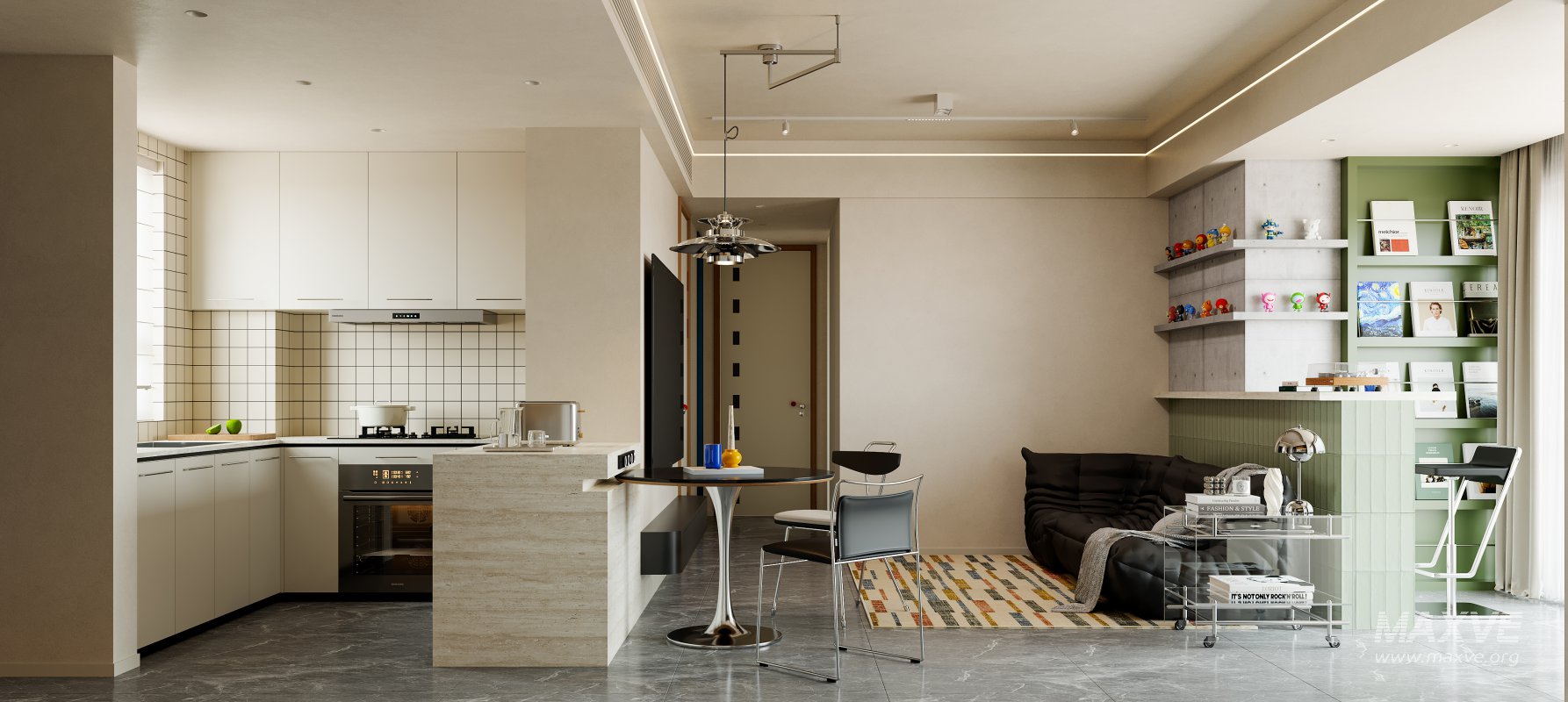 Living Room Dining Room Kitchen Bedroom - Image 1