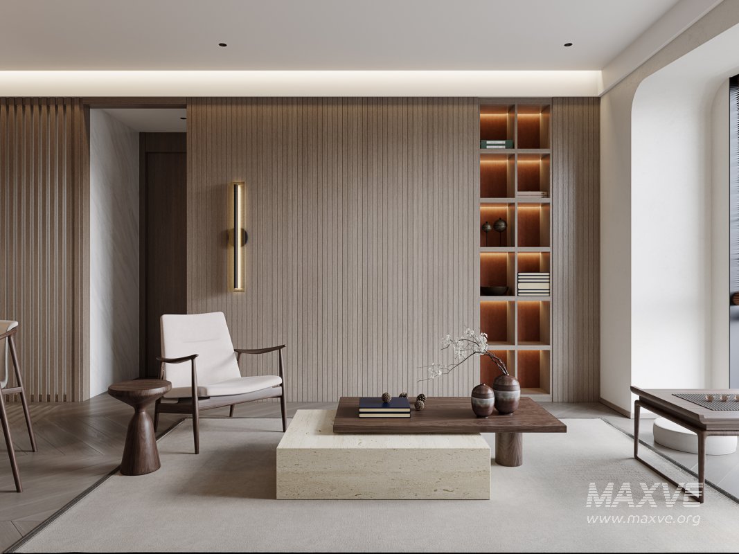 Japanese Living Room Dining Room - Image 3