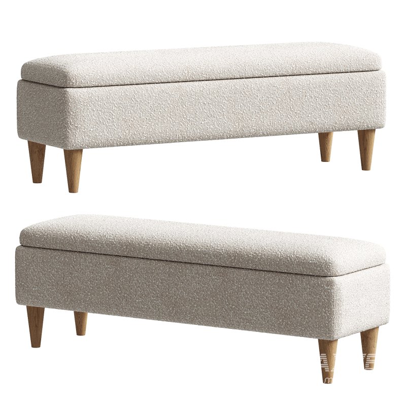Charlotte Boucle Bench - Image 3