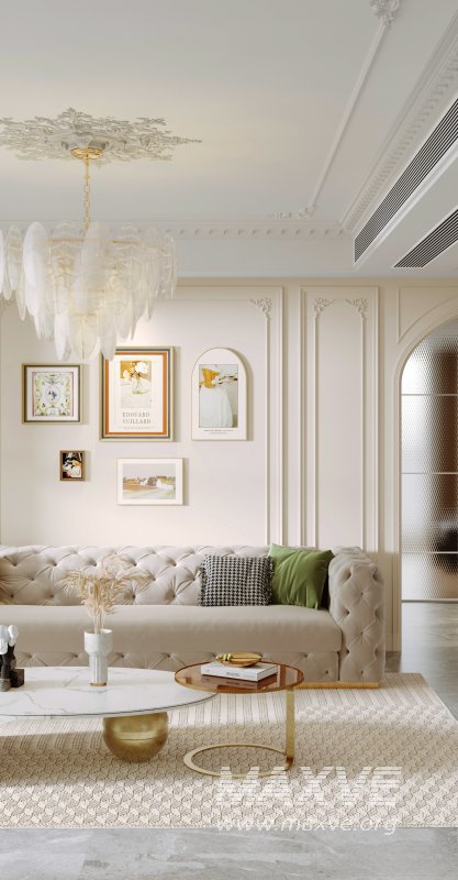 Luxurious living room and dining room office room - Image 5