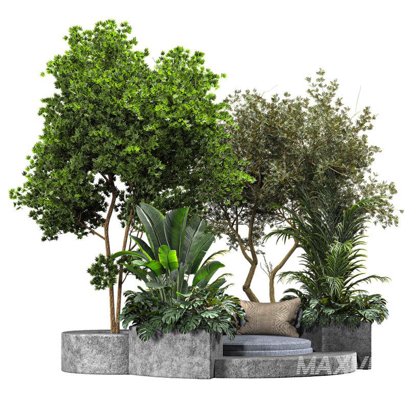 Outdoor plants set 02 - Image 2