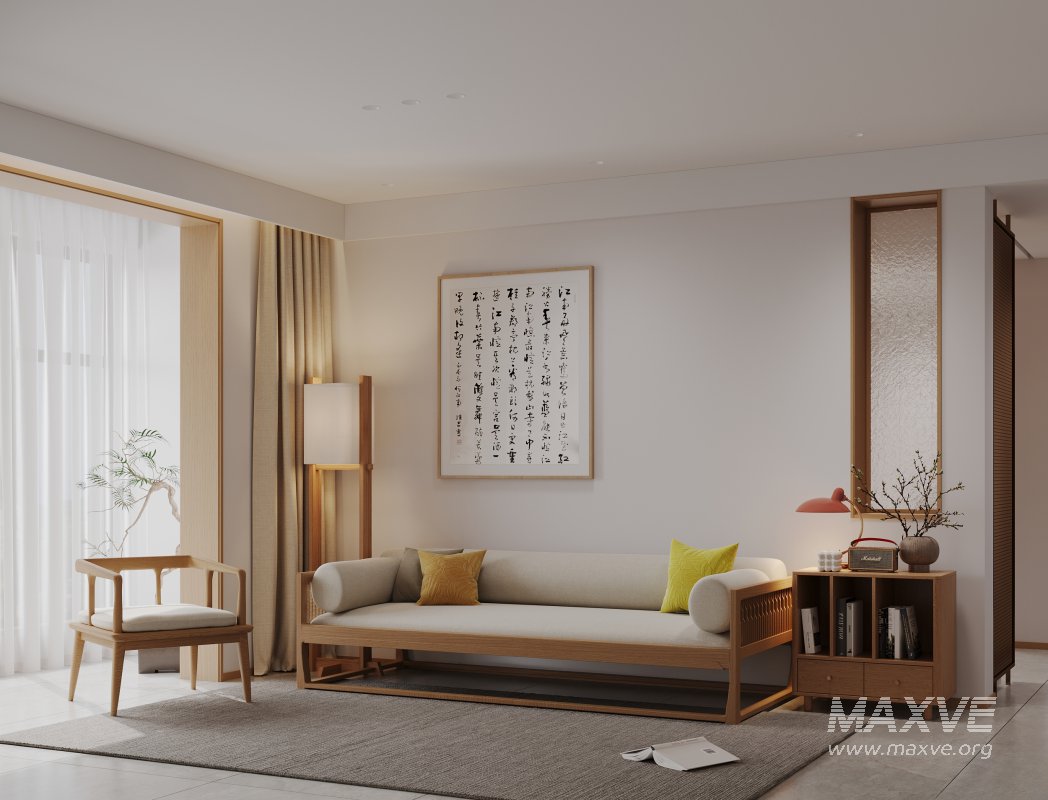 Japanese Living Room Dining Room - Image 3