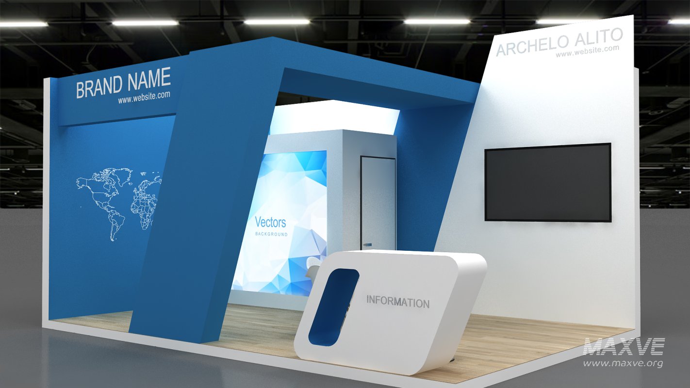 3d exhibition booth stand - Image 3