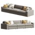 Kipton Wide Arm Three Piece Modular Sofa - Thumbnail 5