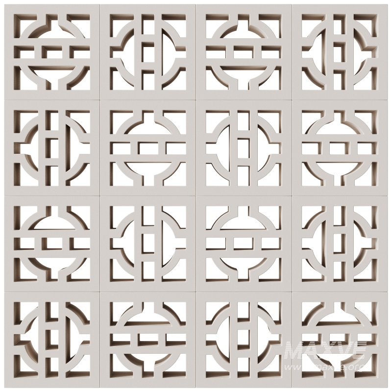 Modular Wall 19 Lantern White by Tesselle - Image 1