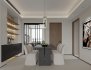 Modern living room and dining room interior scene - Thumbnail 2