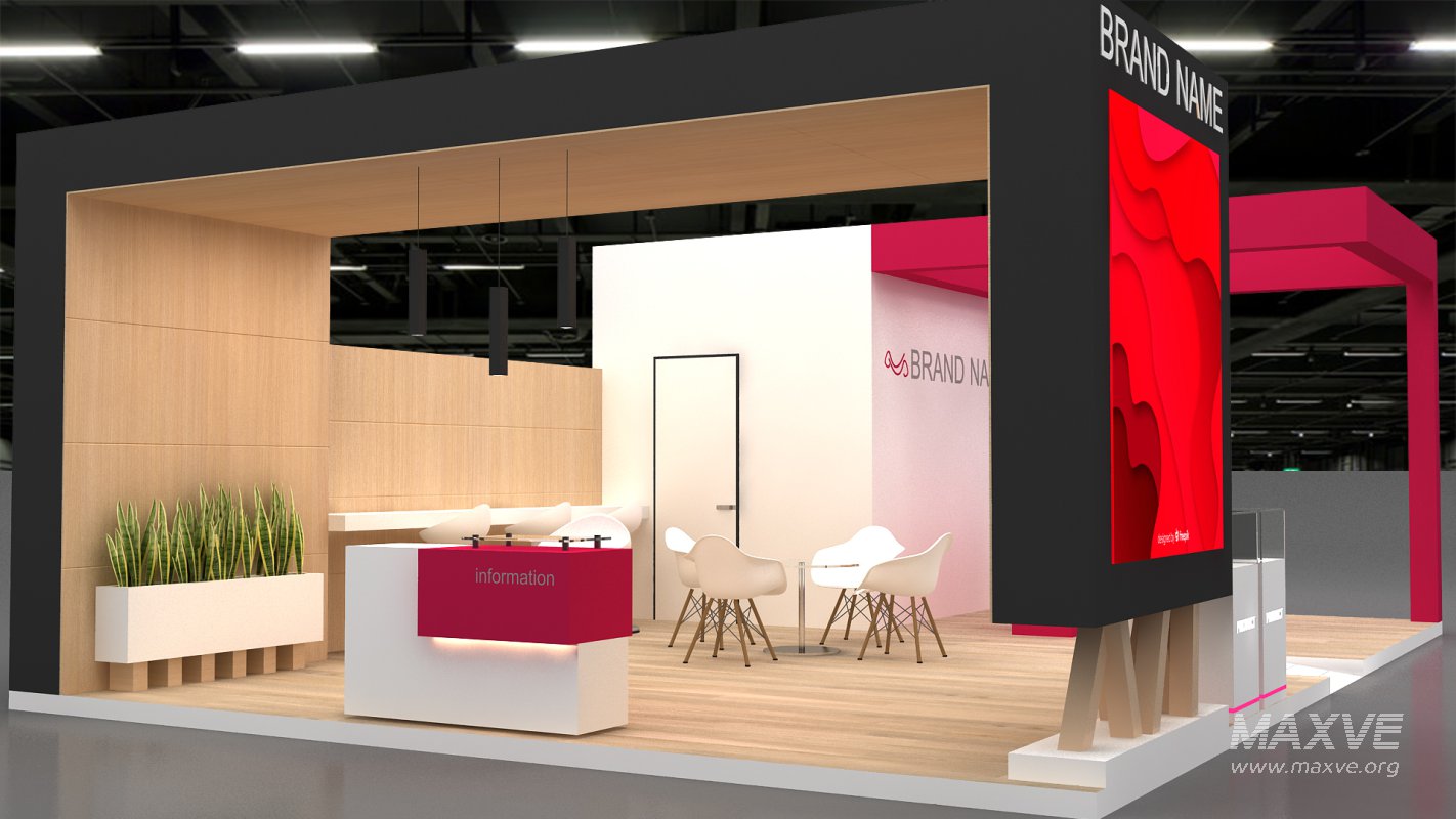 3d model exh booth - Image 2