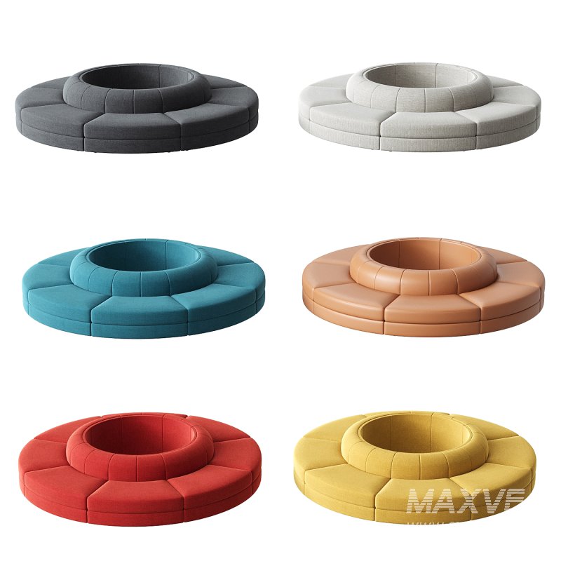 Maura Modular Convex Circle Sectional - Image 1