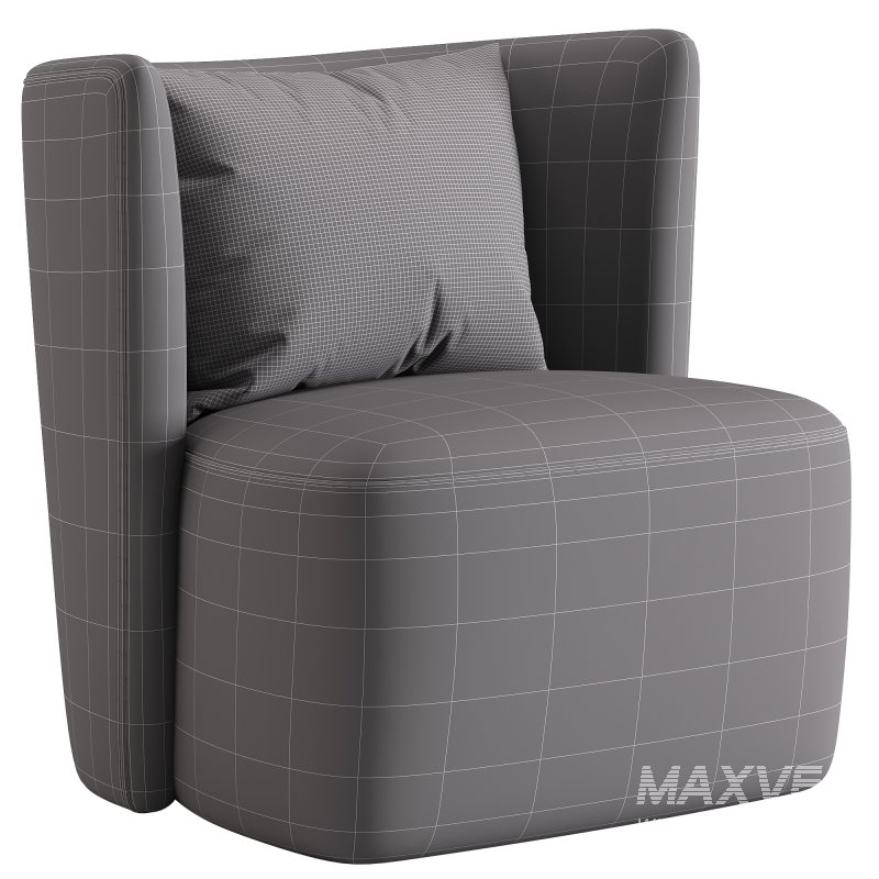 Sculpted Swivel Chair - Image 6