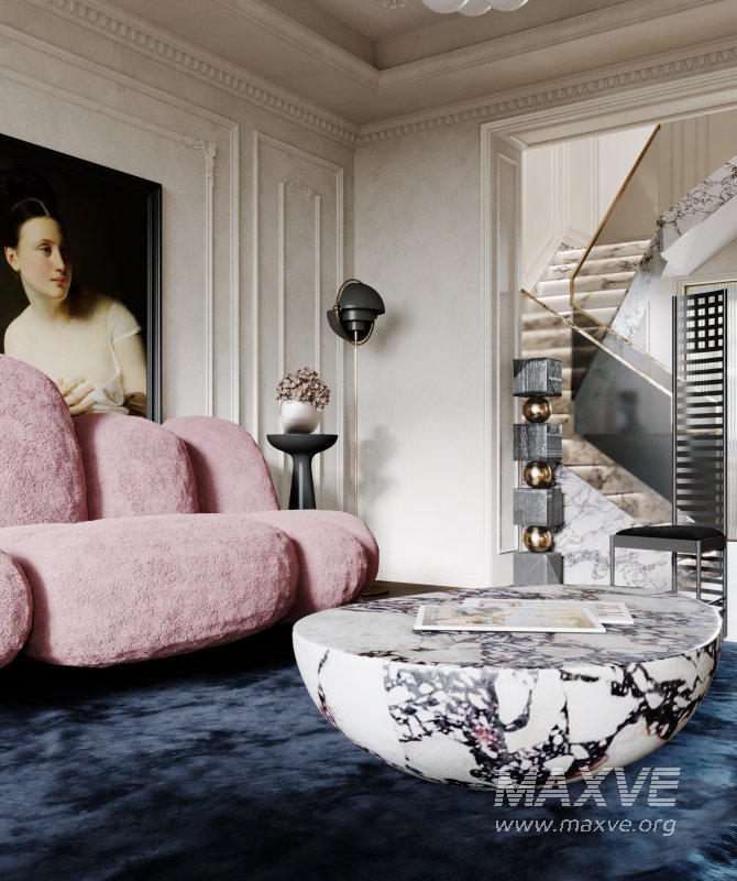 Luxurious living room and dining room - Image 7