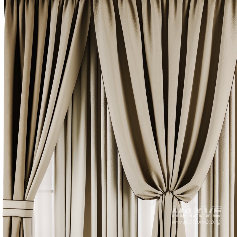 Silk and Cotton Curtain Set 65 - Image 3