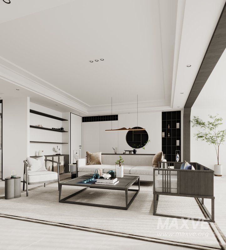 Chinese Living Room Dining Room - Image 1