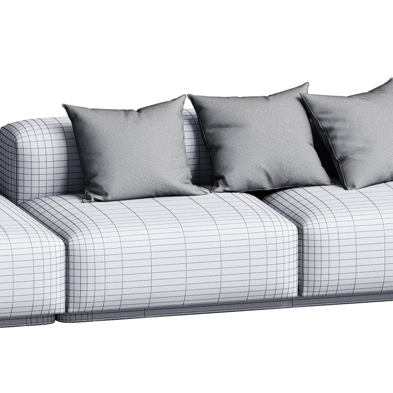 Soft Modular Sofa Linear set - Image 7