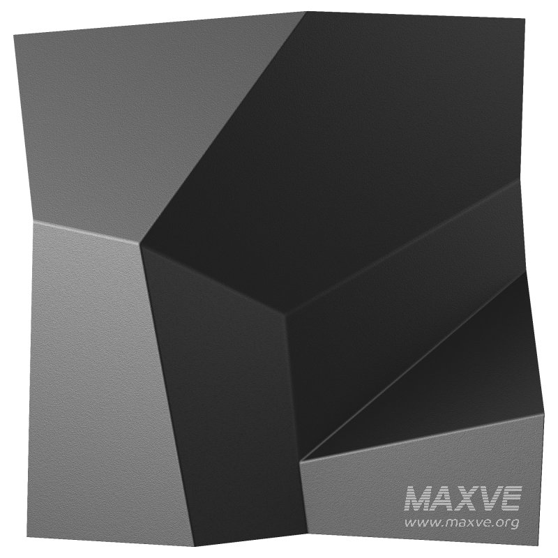 ENNAIA LUCA – Light Wall Steel Abstract Sculpture - Image 2