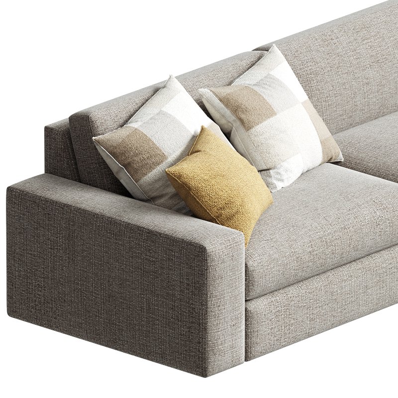Kipton Wide Arm Three Piece Modular Sofa - Image 6
