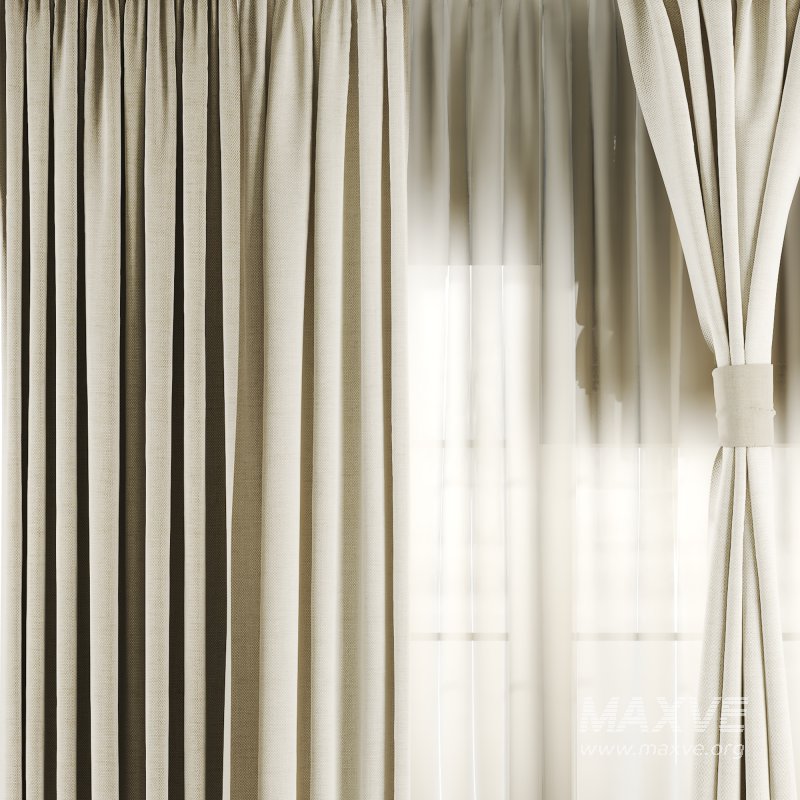 Silk and Cotton Curtain Set 73 - Image 4