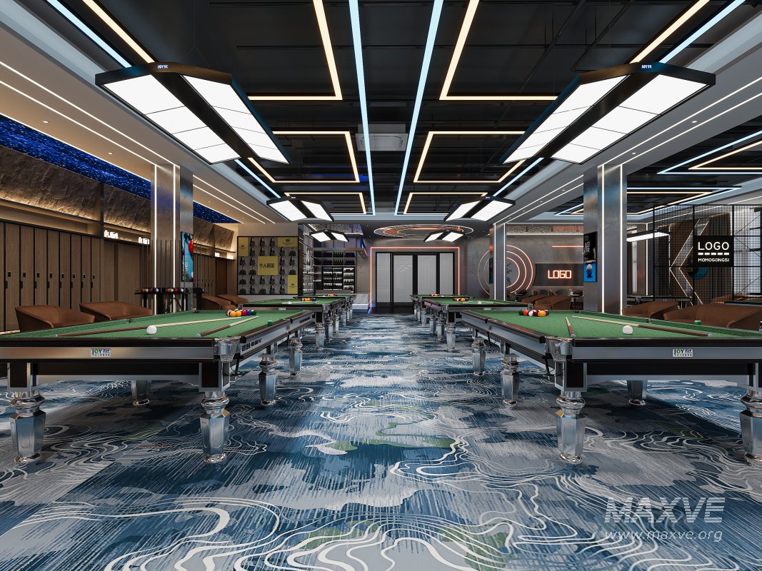 Modern billiard hall - Image 1