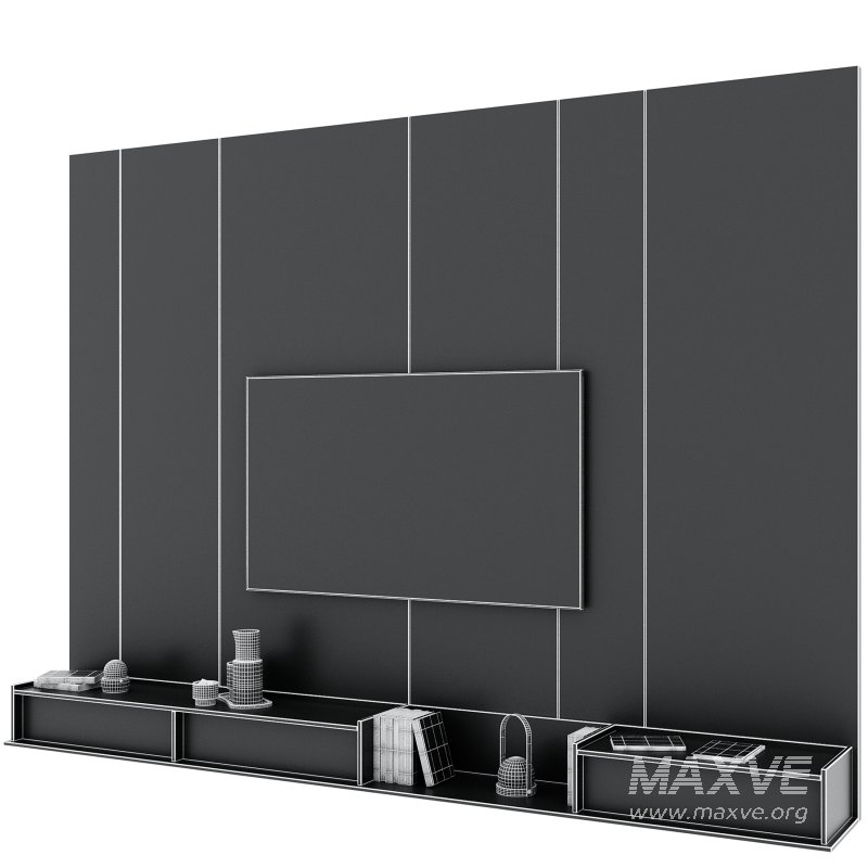 tv wall set 07 - Image 1