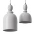 Zara Large and Small Ceramic Pendant Lamps - Thumbnail 4