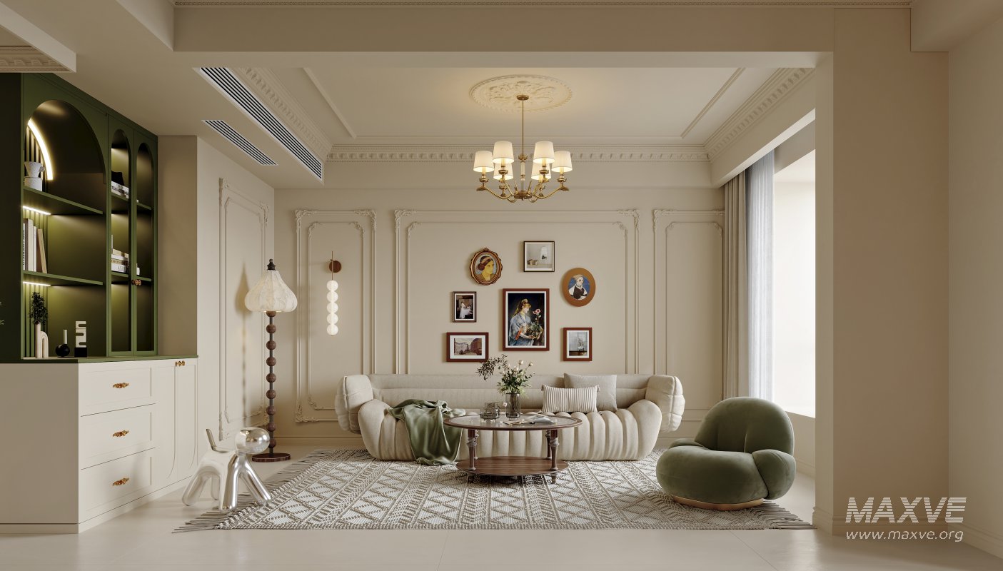 Luxurious living room and dining room - Image 2